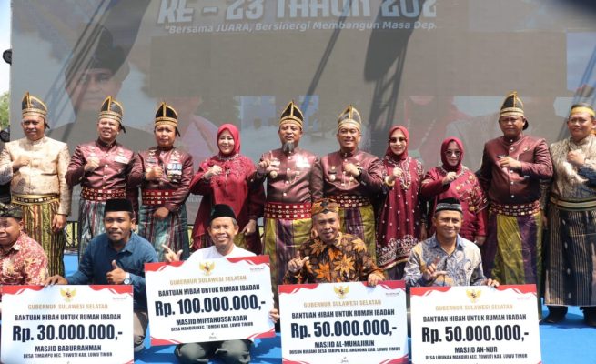Puncak perayaan HUT ke-23 Kabupaten Luwu Timur.